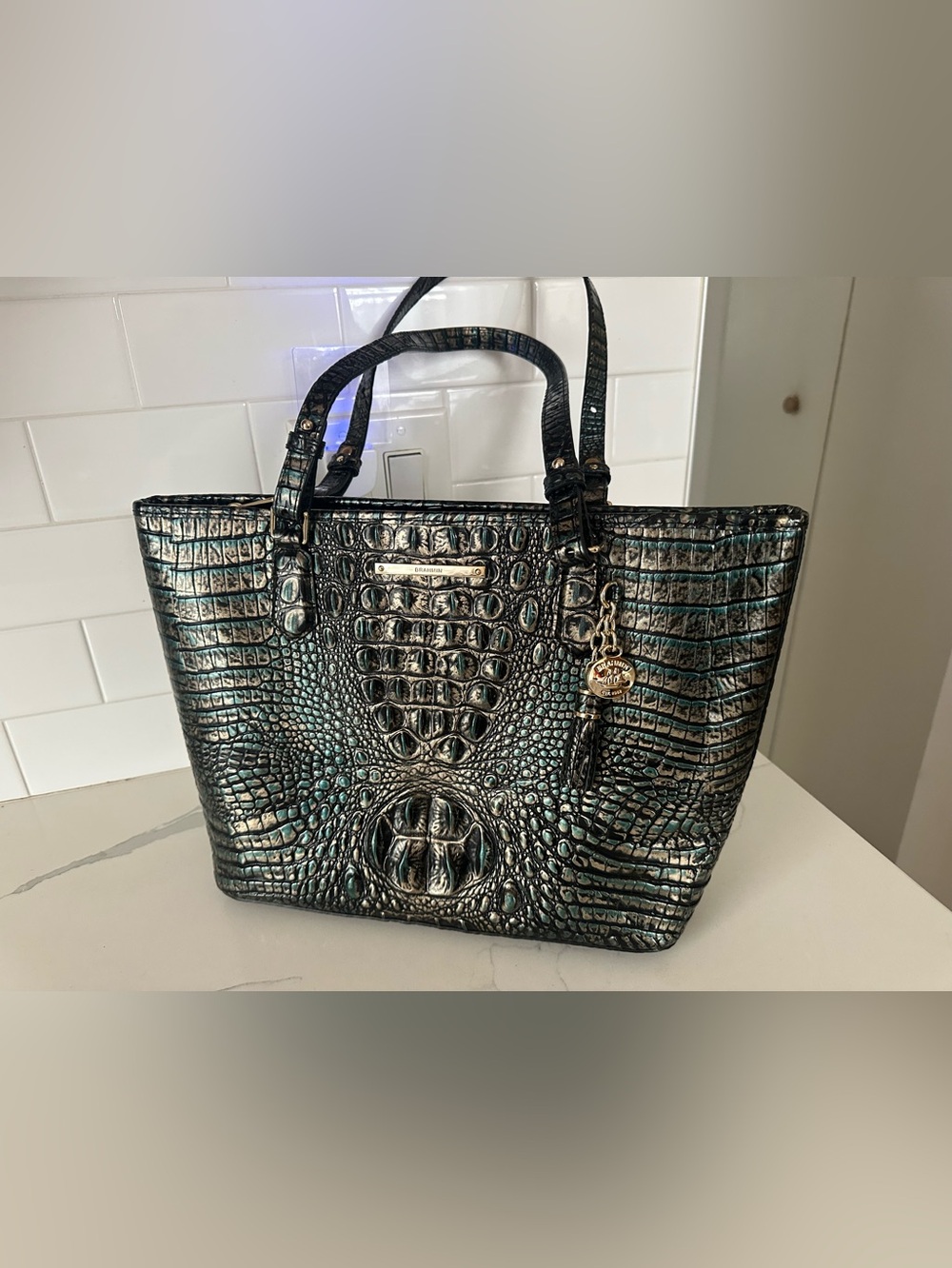 Brahmin medium Asher Agate, Melbourne leather FIRM PRlCE